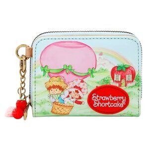 Loungefly Strawberry Shortcake Characters Mini Zip Around Wallet - New